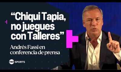 ð¨ AndrÃ©s Fassi, presidente de Talleres: “Chiqui Tapia, no juegues con Talleres”