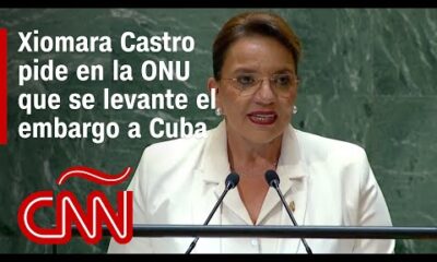 Discurso completo de Xiomara Castro en la Asamblea de la ONU: pide que se levante el embargo a Cuba