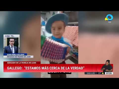 El abogado de la familia de Loan anticipa: “Estamos más cerca de la verdad” El abogado de la familia de Loan anticipa: “Estamos más cerca de la verdad”