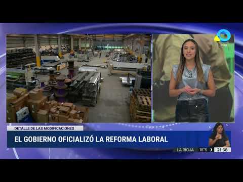 El Gobierno oficializó la reforma laboral El Gobierno oficializó la reforma laboral