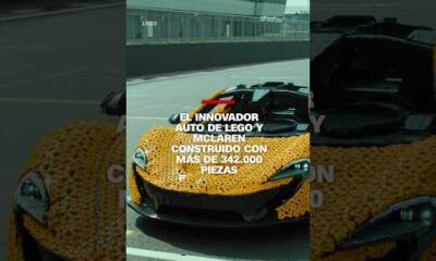 El innovador auto de Lego y McLaren construido con más de 342.000 piezas