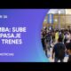 El lunes aumenta un 40% el pasaje de los trenes metropolitanos