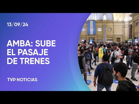 El lunes aumenta un 40% el pasaje de los trenes metropolitanos El lunes aumenta un 40% el pasaje de los trenes metropolitanos