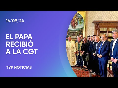 El Papa Francisco recibió a la CGT y a la ministra Pettovello El Papa Francisco recibió a la CGT y a la ministra Pettovello