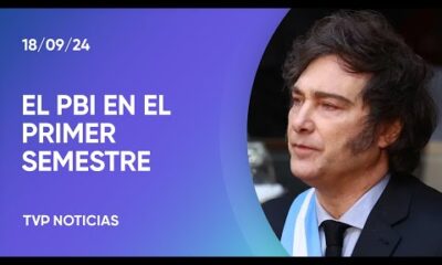 El PBI de la Argentina cayó 3,4% en los primeros seis meses del gobierno de Javier Milei