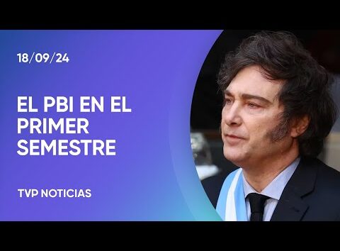 El PBI de la Argentina cayó 3,4% en los primeros seis meses del gobierno de Javier Milei