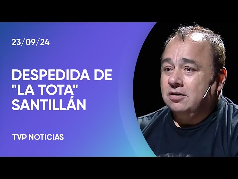 El último adiós a “La Tota” Santillán El último adiós a “La Tota” Santillán
