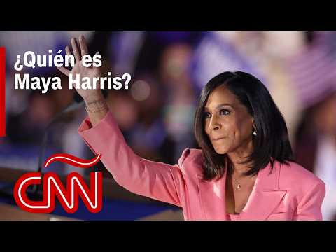 Ella es Maya Harris, la mujer en el círculo íntimo de Kamala Harris
