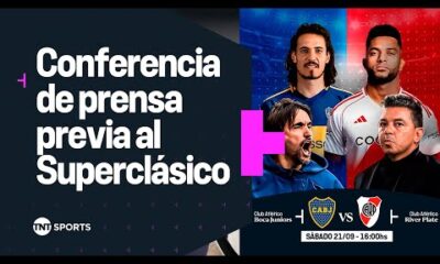 EN VIVO: conferencia de prensa de previa del SuperclÃ¡sico Boca vs. River