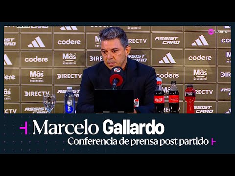 EN VIVO: Marcelo Gallardo habla en conferencia de prensa tras el SuperclÃ¡sico Boca vs. River