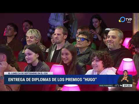 Entregaron los diplomas de los premios Hugo Entregaron los diplomas de los premios Hugo