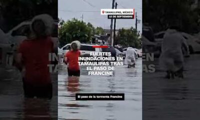 Fuertes inundaciones en Tamaulipas tras el paso de #Francine