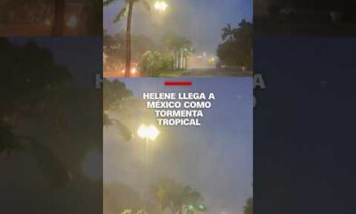 Helene llega a México como tormenta tropical