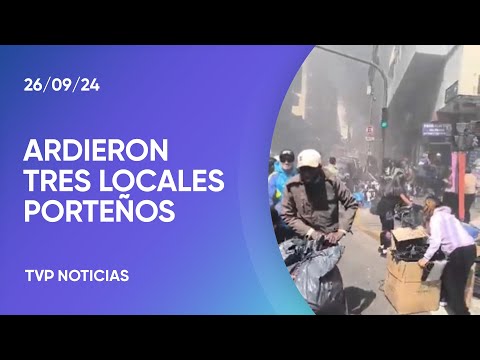 Incendio en CABA: 9 heridos en Once Incendio en CABA: 9 heridos en Once