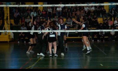 Intercolegiales deportivos, final de vóley femenino