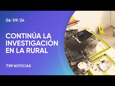 Investigan el atentado en la oficina de la Sociedad Rural: identificaron a un sospechoso Investigan el atentado en la oficina de la Sociedad Rural: identificaron a un sospechoso