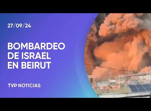 Israel bombardeó los cuarteles centrales de Hezbollah en Beirut