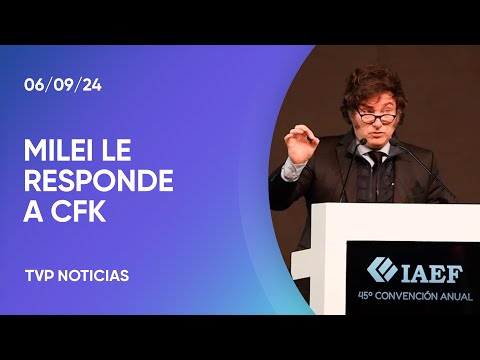 Javier Milei en la 45° Convención Anual del IAEF