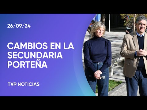 Jorge Macri anunció cambios en la secundaria Jorge Macri anunció cambios en la secundaria