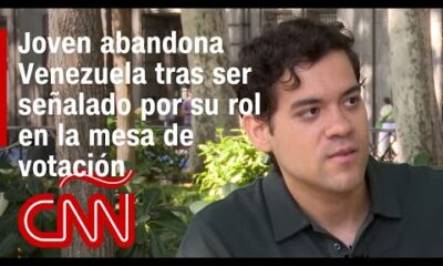 Joven venezolano tuvo que abandonar el país tras ser señalado por su rol en la mesa de votación