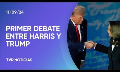 Kamala Harris y Donald Trump tuvieron el primer debate en público