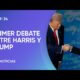 Kamala Harris y Donald Trump tuvieron el primer debate en público