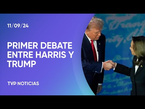 Kamala Harris y Donald Trump tuvieron el primer debate en público Kamala Harris y Donald Trump tuvieron el primer debate en público
