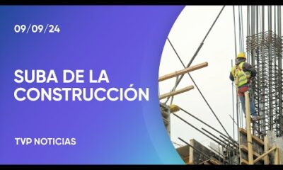 La construcción creció 8% mensual en julio