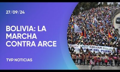 La marcha contra el presidente boliviano Luis Arce llegó a La Paz