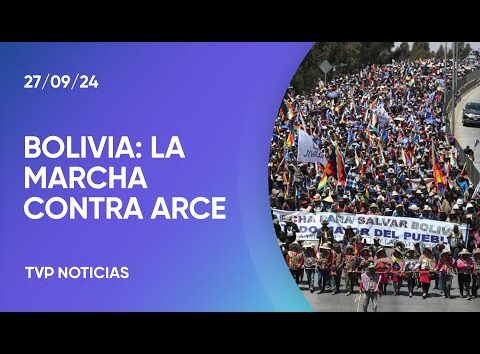 La marcha contra el presidente boliviano Luis Arce llegó a La Paz