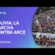 La marcha contra el presidente boliviano Luis Arce llegó a La Paz