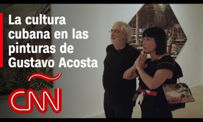 Las pinturas de Gustavo Acosta incluyen componentes de su cultura con rasgos de universalidad