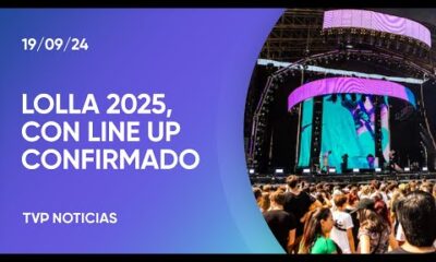 Line up del Lollapalooza 2025: confirmaron los días de cada artista