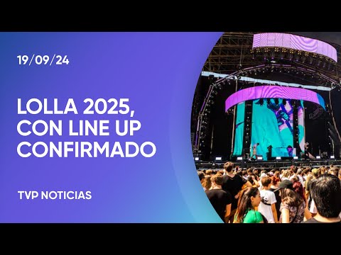 Line up del Lollapalooza 2025: confirmaron los días de cada artista Line up del Lollapalooza 2025: confirmaron los días de cada artista