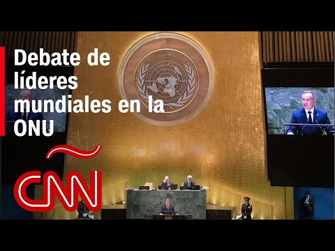 Los líderes mundiales debaten en la Asamblea General de la ONU Los líderes mundiales debaten en la Asamblea General de la ONU