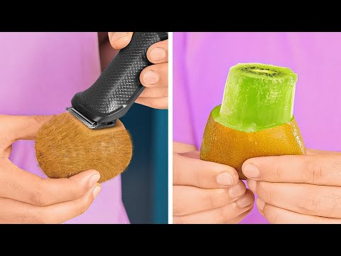 MANERAS INTELIGENTES DE CORTAR Y PELAR FRUTAS 🥝 TRUCOS DE COCINA