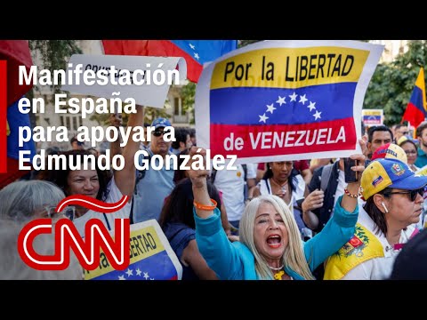 Manifestación en España para apoyar a Edmundo González: resumen de últimas noticias en Venezuela Manifestación en España para apoyar a Edmundo González: resumen de últimas noticias en Venezuela