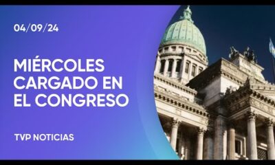 Miércoles, con actividad intensa en el Congreso