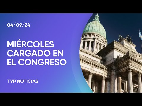 Miércoles, con actividad intensa en el Congreso Miércoles, con actividad intensa en el Congreso
