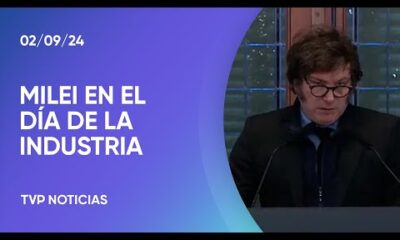 Milei encabezó el acto por el Día de la Industria