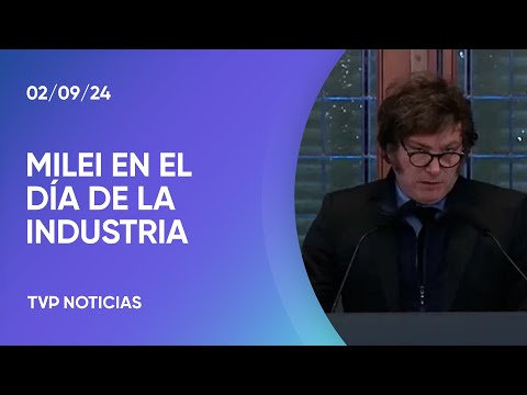 Milei encabezó el acto por el Día de la Industria Milei encabezó el acto por el Día de la Industria
