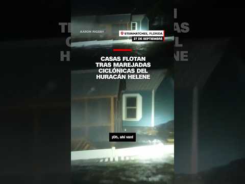 Mira las casas flotando tras las marejadas ciclónicas del huracán Helene Mira las casas flotando tras las marejadas ciclónicas del huracán Helene