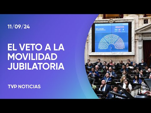Movilidad jubilatoria: Diputados confirmó el veto Movilidad jubilatoria: Diputados confirmó el veto