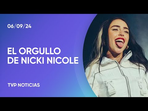Nicki Nicole y su orgullo de representar al país Nicki Nicole y su orgullo de representar al país