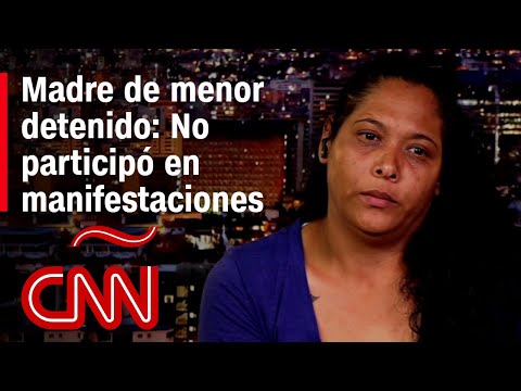 “No participó en manifestaciones”, dice madre de menor detenido en Venezuela