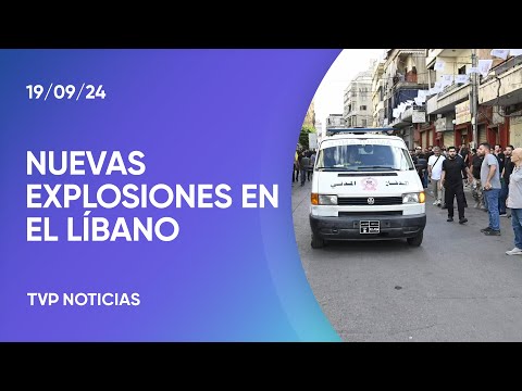 Nuevas explosiones en El Líbano Nuevas explosiones en El Líbano