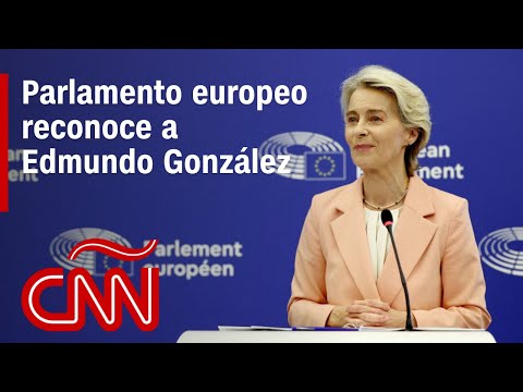 Parlamento europeo reconoce a González como presidente electo: Resumen de noticias en Venezuela