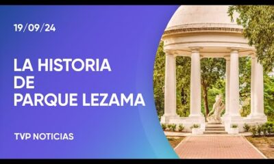 Parque Lezama, jardín histórico de la Ciudad