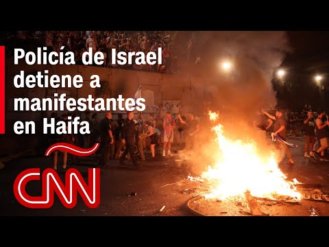 Policía de Israel reprime manifestaciones en Tel Aviv, Israel Policía de Israel reprime manifestaciones en Tel Aviv, Israel