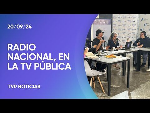 Radio Nacional transmitió desde la TV Pública Radio Nacional transmitió desde la TV Pública